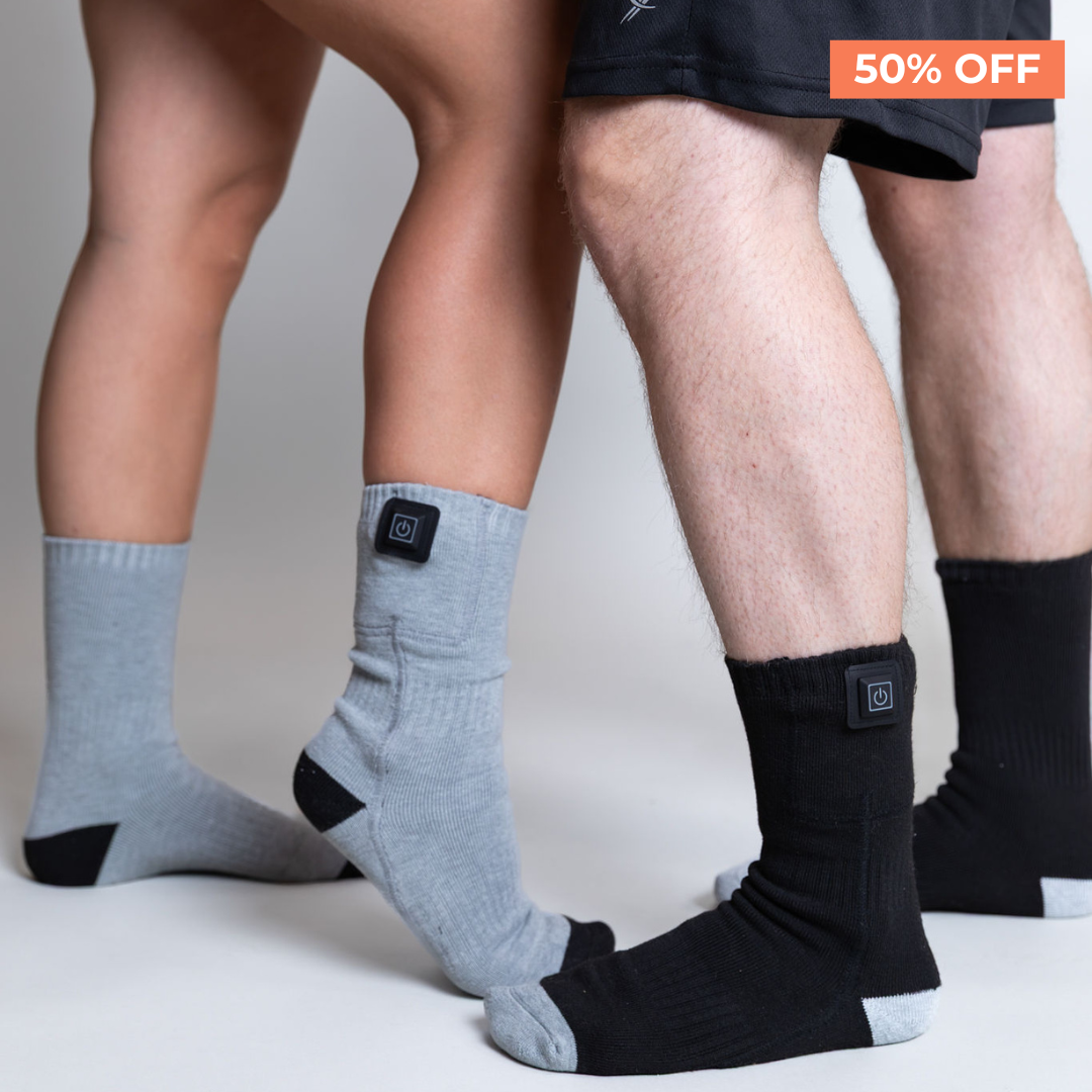 Heatable socks