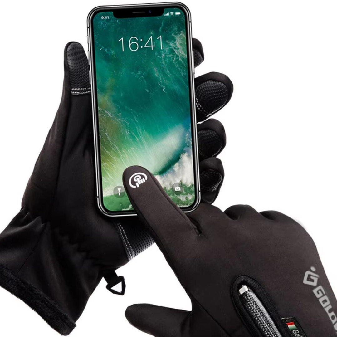 Guantes impermeables y cortaviento