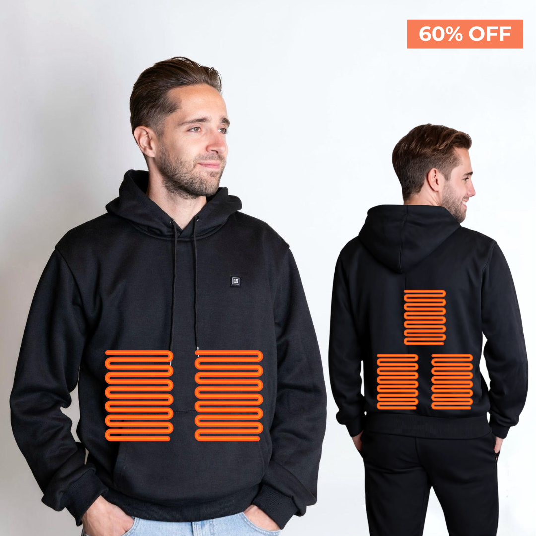 Heatable hoodie