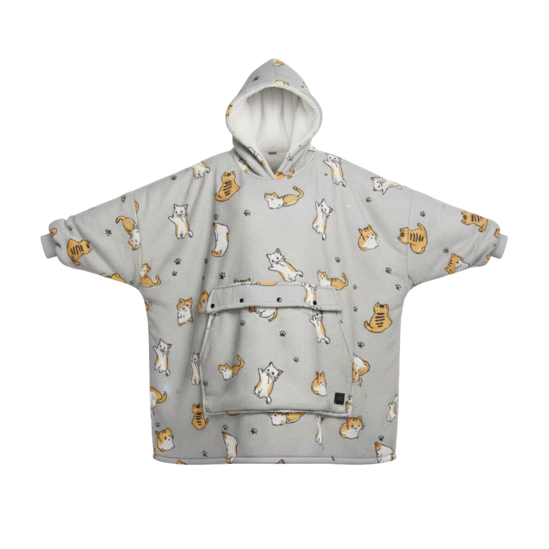 Hoodie calefactable oversize